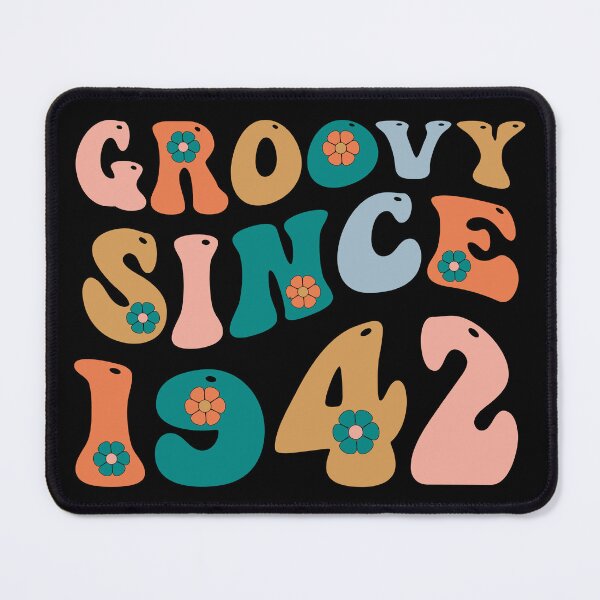 Item preview, Groovy Since 1942 | 80th Birthday | Retro Groovy Birthday designed and sold by AMINE ★★★★★.