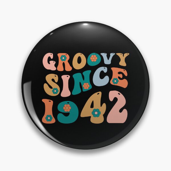 Artikelvorschau, Groovy seit 1942 | 80. Geburtstag | Retro starker Geburtstag entworfen und verkauft von AMINE ★★★★★.