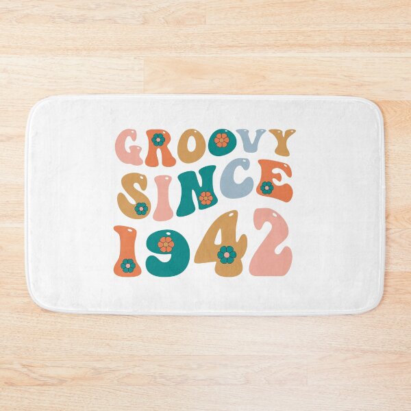 Item preview, Groovy Since 1942 | 80th Birthday | Retro Groovy Birthday designed and sold by AMINE  ★★★★★.