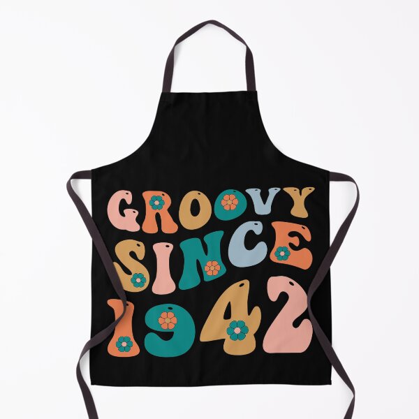 Item preview, Groovy Since 1942 | 80th Birthday | Retro Groovy Birthday designed and sold by AMINE  ★★★★★.