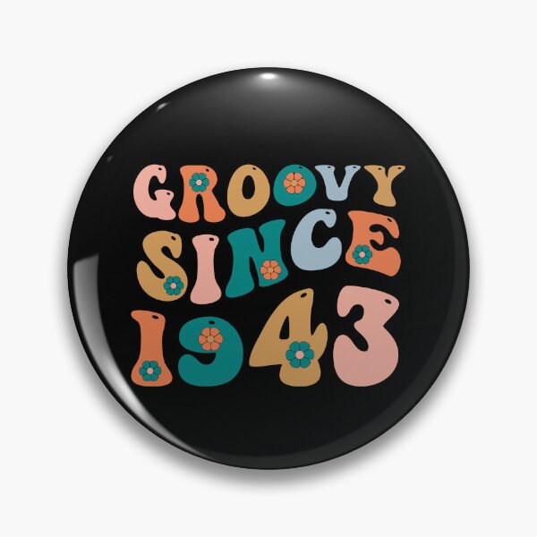 Item preview, Groovy Since 1943 | 79th Birthday | Retro Groovy Birthday designed and sold by AMINE  ★★★★★.