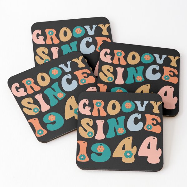 Item preview, Groovy Since 1944 | 78th Birthday | Retro Groovy Birthday designed and sold by AMINE  ★★★★★.