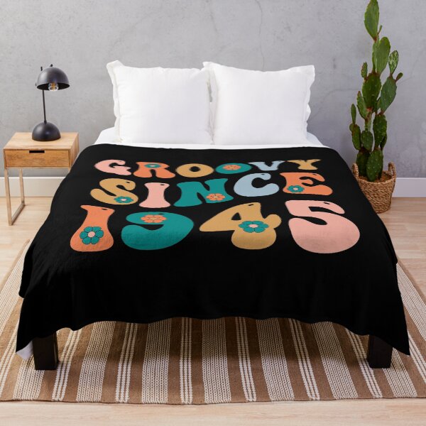 Item preview, Groovy Since 1945 | 77th Birthday | Retro Groovy Birthday designed and sold by AMINE  ★★★★★.