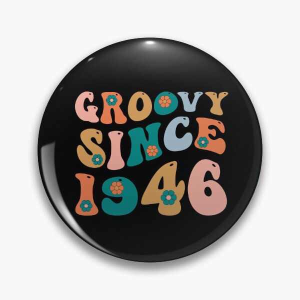 Item preview, Groovy Since 1946 | 76th Birthday | Retro Groovy Birthday designed and sold by AMINE  ★★★★★.