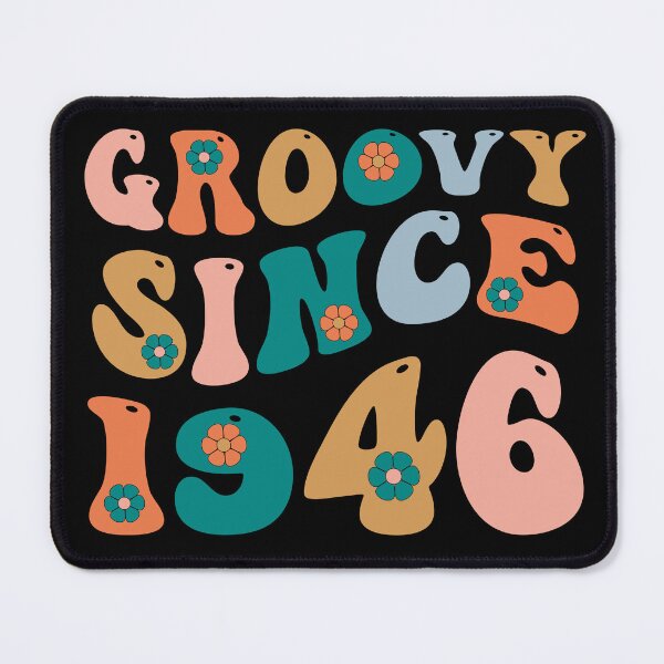 Item preview, Groovy Since 1946 | 76th Birthday | Retro Groovy Birthday designed and sold by AMINE  ★★★★★.