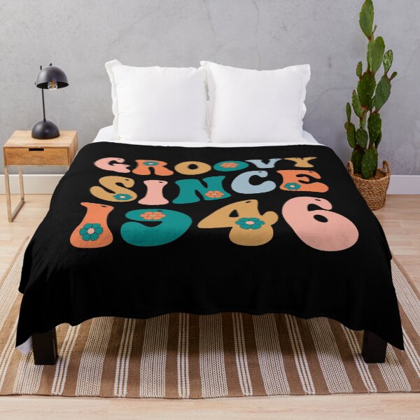 Item preview, Groovy Since 1946 | 76th Birthday | Retro Groovy Birthday designed and sold by AMINE  ★★★★★.