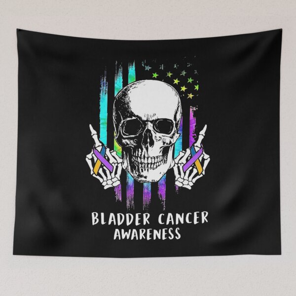 Item preview, Bladder Cancer Awareness Skull Halloween Costume Gifts designed and sold by JamesGilmore40.