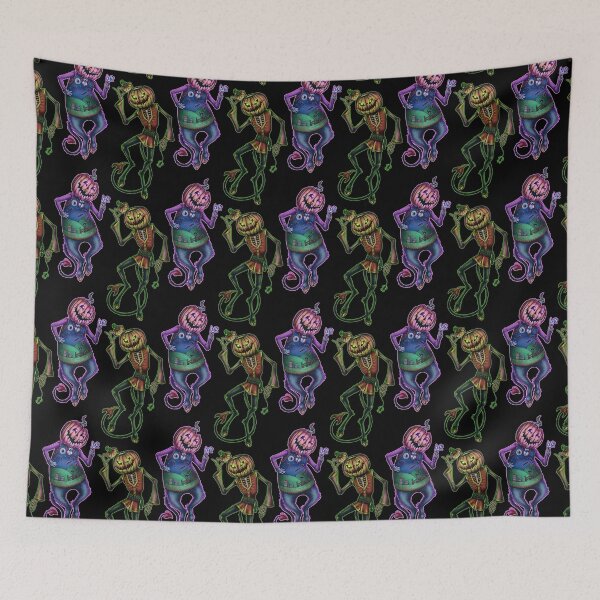 Item preview, RIP and Hal Owens, the Halloween Pumpkinhead Pattern - Colorized designed and sold by Fox Graves.