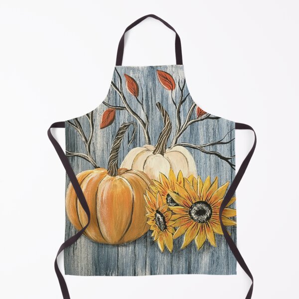 Item preview, Pumpkins & Sunflowers on Barnwood designed and sold by SistersInArtN.