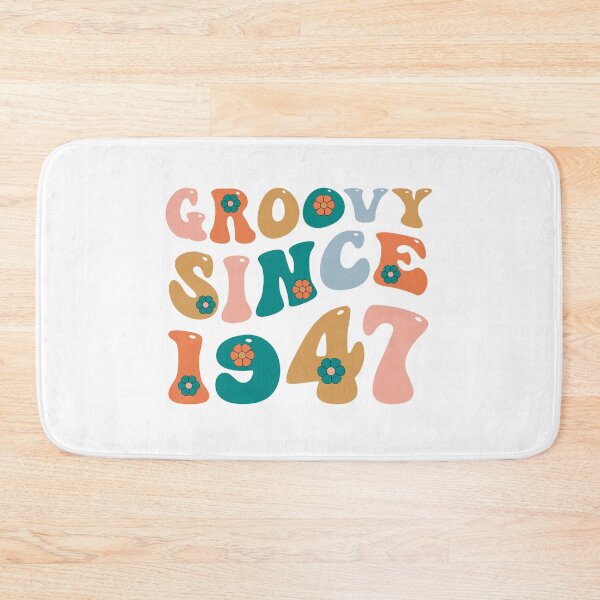 Item preview, Groovy Since 1947 | 75th Birthday | Retro Groovy Birthday designed and sold by AMINE  ★★★★★.