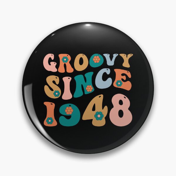Item preview, Groovy Since 1948 | 74th Birthday | Retro Groovy Birthday designed and sold by AMINE  ★★★★★.