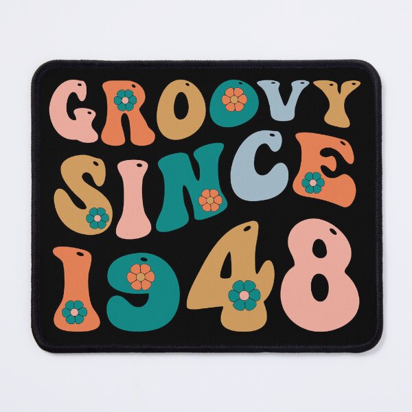 Item preview, Groovy Since 1948 | 74th Birthday | Retro Groovy Birthday designed and sold by AMINE ★★★★★.