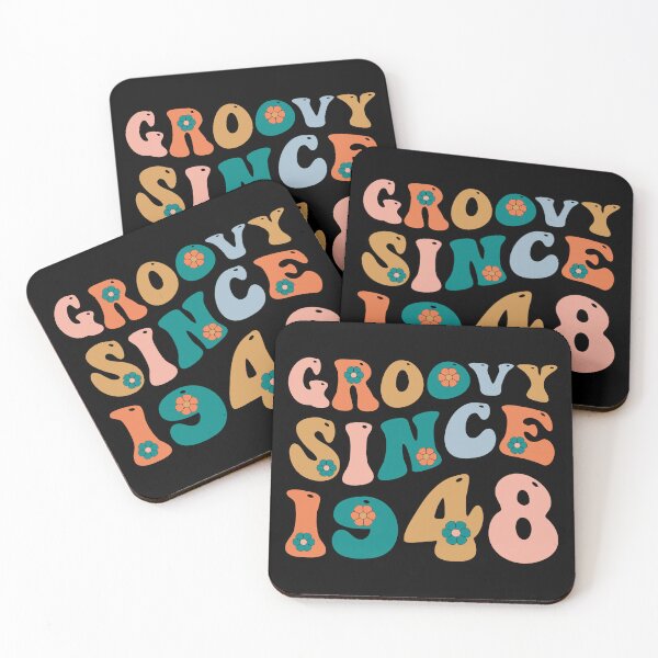 Item preview, Groovy Since 1948 | 74th Birthday | Retro Groovy Birthday designed and sold by AMINE  ★★★★★.