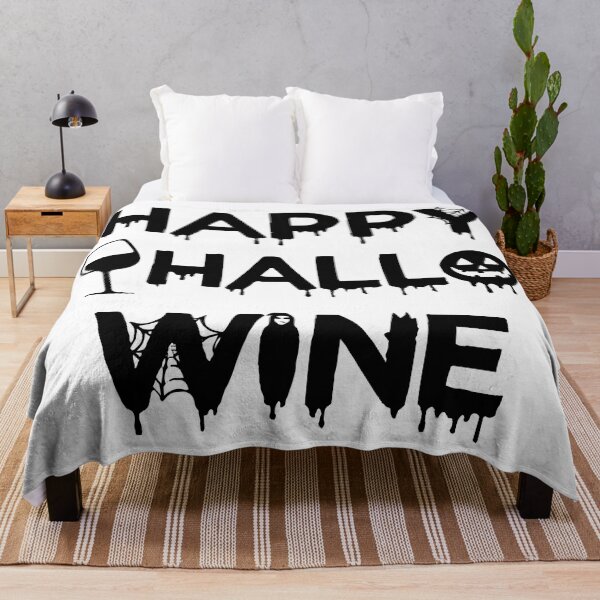 Item preview, Happy Hallo Wine Funny Halloween Design Spooky Wine Lovers Design designed and sold by Princeps-.