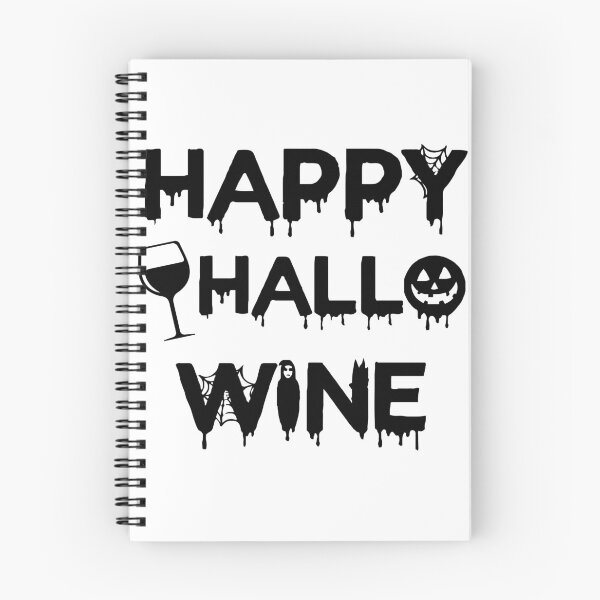 Item preview, Happy Hallo Wine Funny Halloween Design Spooky Wine Lovers Design designed and sold by Princeps-.