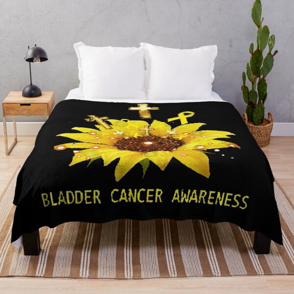 Item preview, Bladder Cancer Awareness Sunflower Faith Hope Love designed and sold by JamesGilmore40.