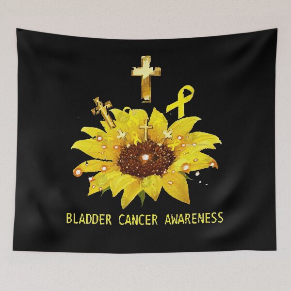 Item preview, Bladder Cancer Awareness Sunflower Faith Hope Love designed and sold by JamesGilmore40.