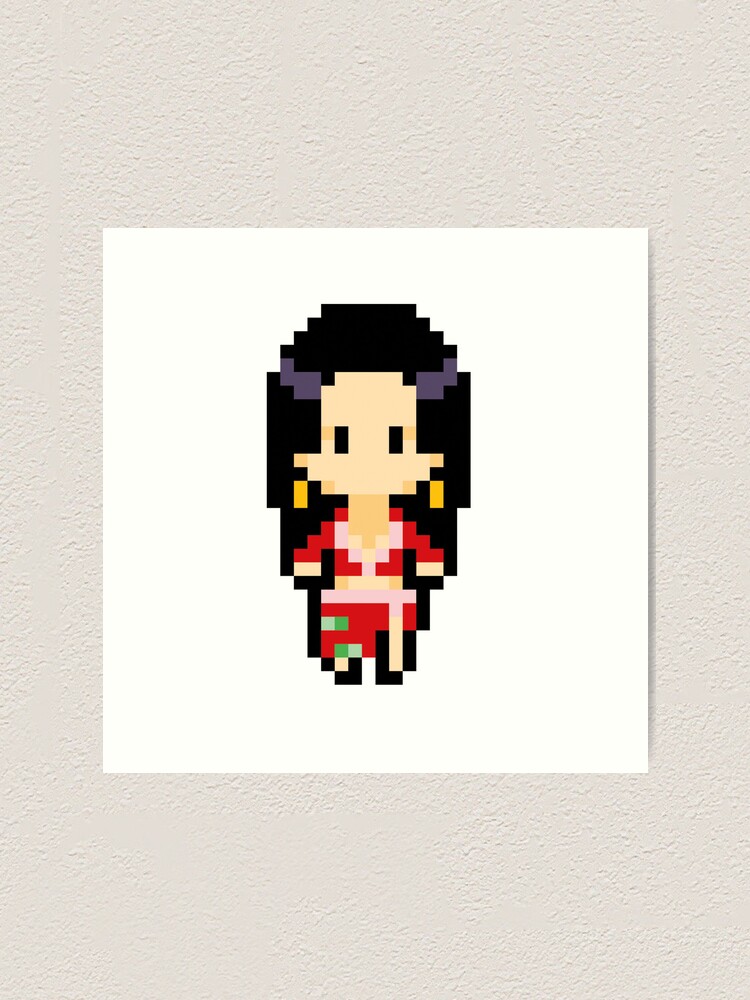 One Piece Boa Hancock Pixel Art