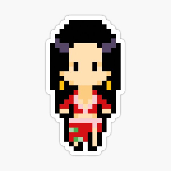 One Piece Portgas D. Ace Pixel Art Sticker for Sale by kobmamba