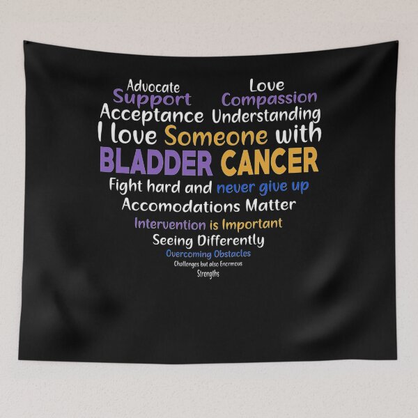Item preview, Bladder Cancer Awareness Support Heart designed and sold by JamesGilmore40.