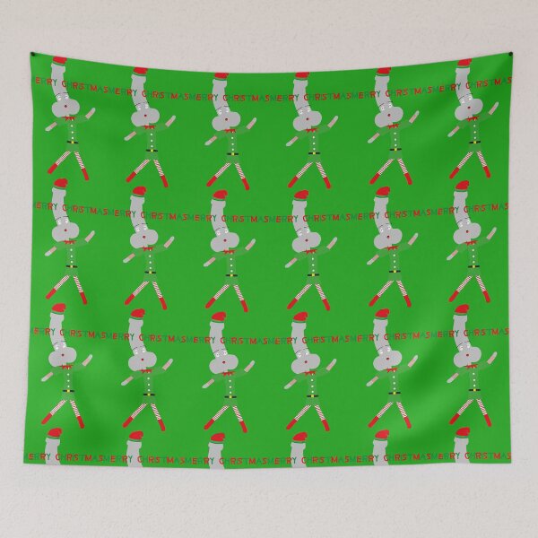 Item preview, Merry Christmas red green elf designed and sold by Bird4771.