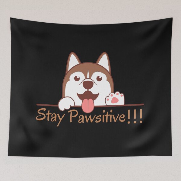 Item preview, Stay Pawsitive - Kawaii Dog designed and sold by Varunvij.
