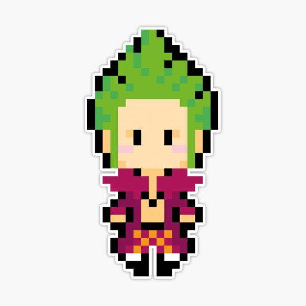 One Piece Portgas D. Ace Pixel Art Sticker for Sale by kobmamba