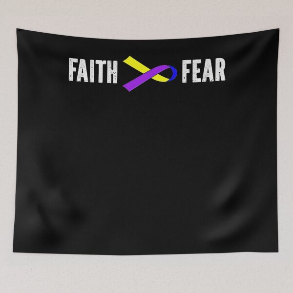Item preview, Bladder Cancer Awareness Faith Above Fear Gift designed and sold by TerrellOneal.