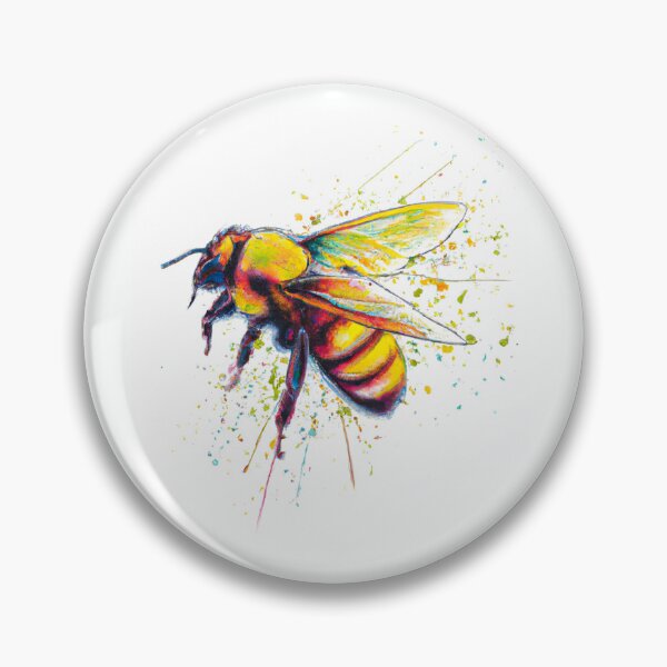 Item preview, Bee Watercolor Artwork designed and sold by jAIke-AInder.