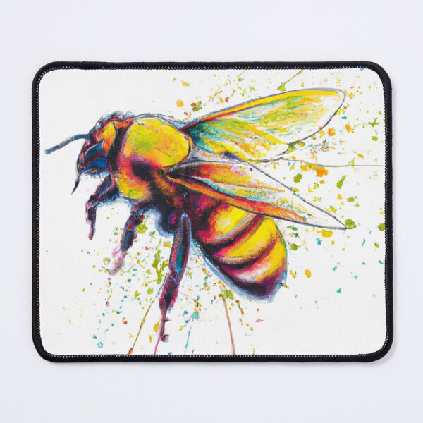 Item preview, Bee Watercolor Artwork designed and sold by jAIke-AInder.