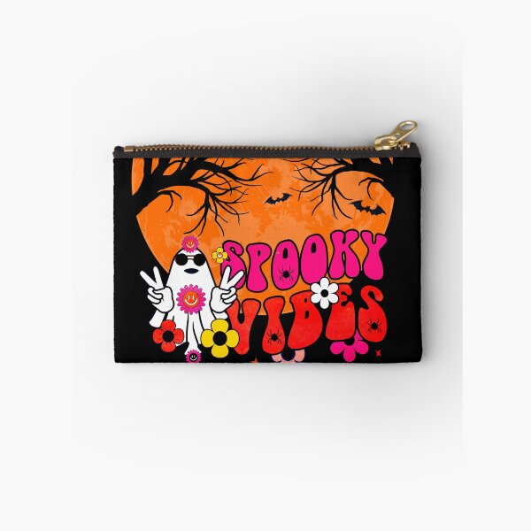 Item preview, Spooky Vibes Groovy Retro Ghost Moon Bats Halloween designed and sold by LarkDesigns.
