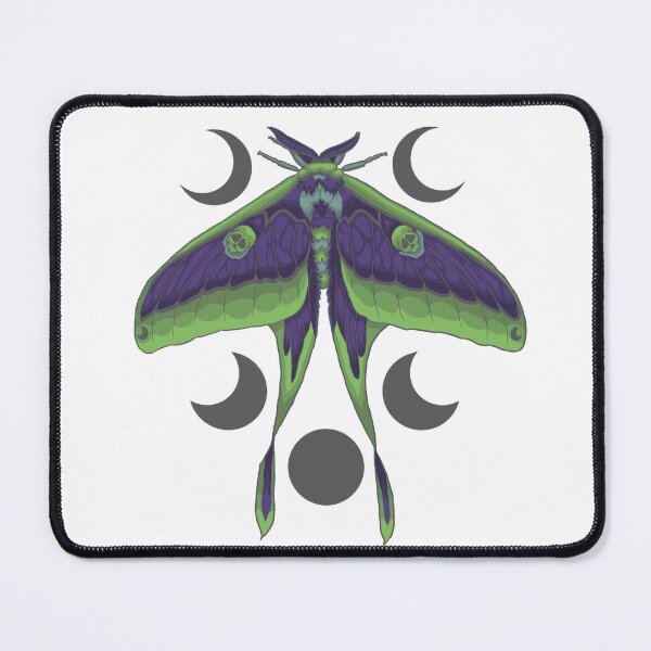 Item preview, Lunar Moth (green + purple) designed and sold by R&M Creative.