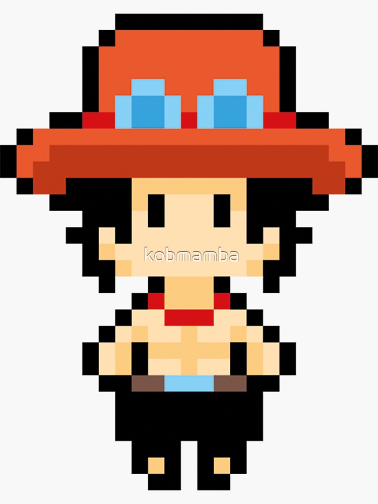 One Piece Franky Pixel Art Framed Art Print for Sale by kobmamba