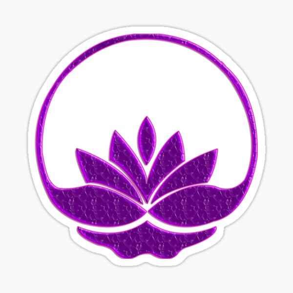 "Lotus flower" Sticker for Sale by pltnsl Redbubble