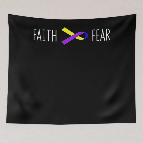 Item preview, Bladder Cancer Awareness Faith Above Fear Gift designed and sold by TerrellOneal.