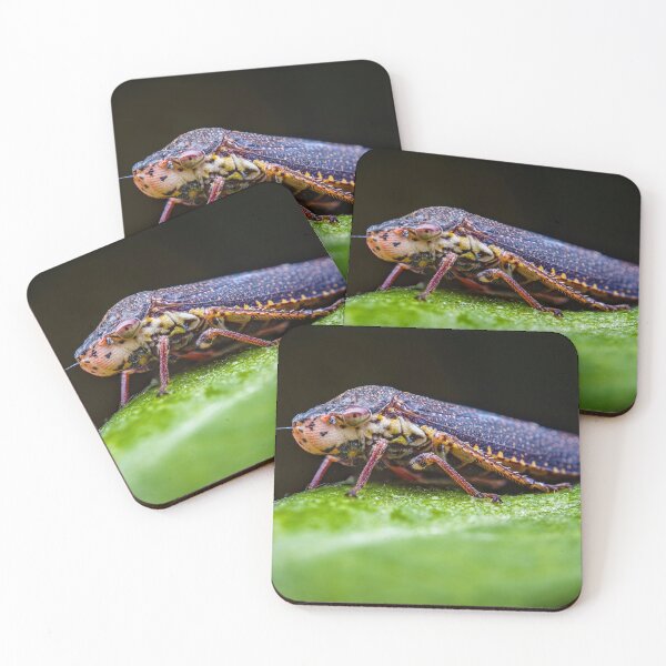 Item preview, Purple Sharpshooter Leafhopper - ProconiiniCicadellidae designed and sold by AronsTinySafari.