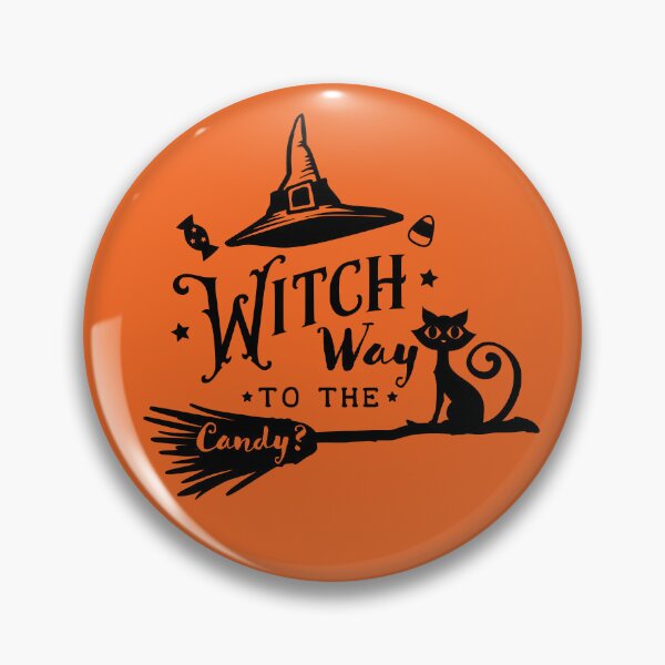 Item preview, Witchy Vibe - Witch Way to the Candy? - Trick or Treat Halloween designed and sold by DesignByLeo.