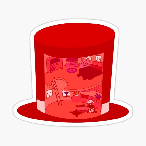 "Top Hat House" Sticker for Sale by Sunflecks Redbubble