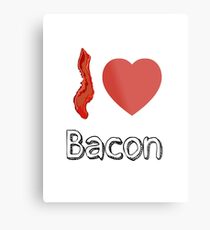I love Bacon Metal Print