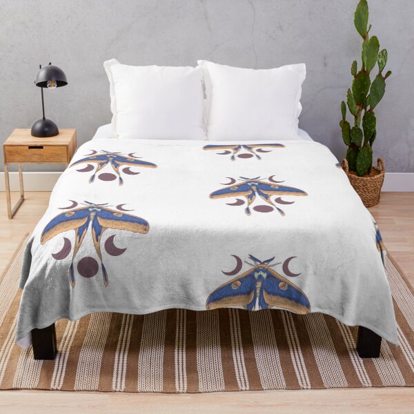 Item preview, Lunar Moth (orange + blue) designed and sold by R&M Creative.