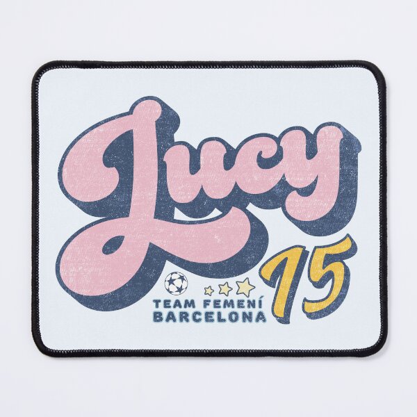 Item preview, Lucy Barcelona Retro Text designed and sold by Numero14.