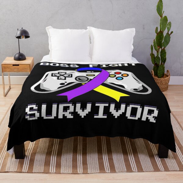 Item preview, Bladder Cancer Awareness Survivor Boss Fight Gamer Gift designed and sold by JamesGilmore40.