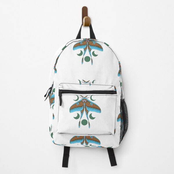 Item preview, Lunar Moth (sky blue + orange) designed and sold by R&M Creative.