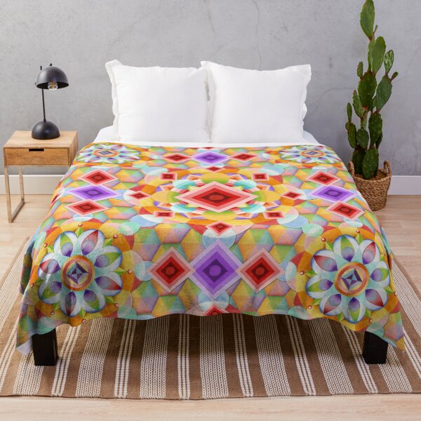 Item preview, Rainbow Harlequin Geometric designed and sold by PatriciaSheaDesigns.