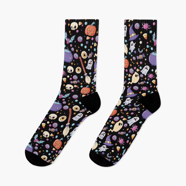 Item preview, halloween patterns candy and skuls fonts designed and sold by teeshot.