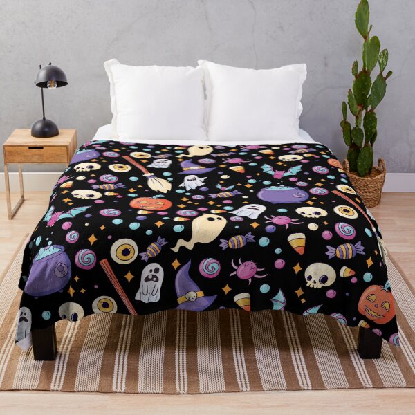 Item preview, halloween patterns candy and skuls fonts designed and sold by teeshot.