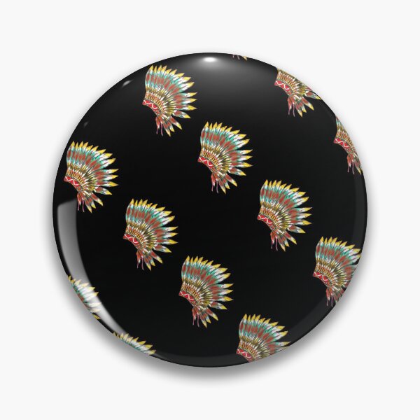 Item preview, Headdress Pattern - Black designed and sold by ArtbyAdriane.