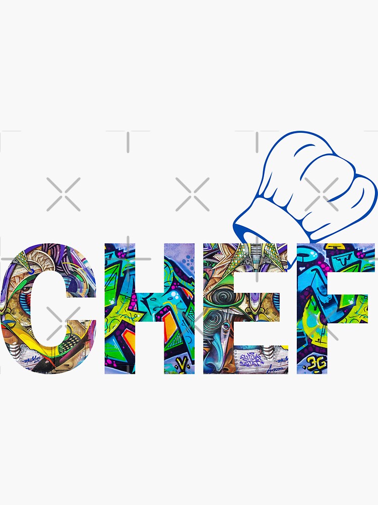 "Chef Zone" Sticker for Sale by AngelFeatherDsg Redbubble