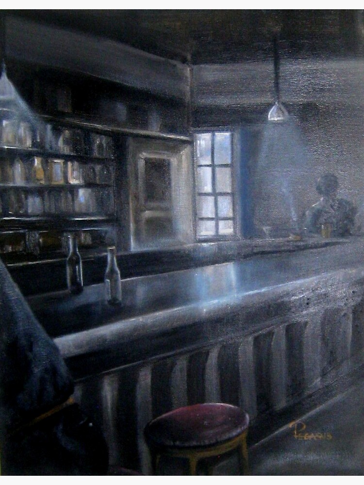 "Sunrise at Joe's Corner Bar" Sticker for Sale by BevKP Redbubble