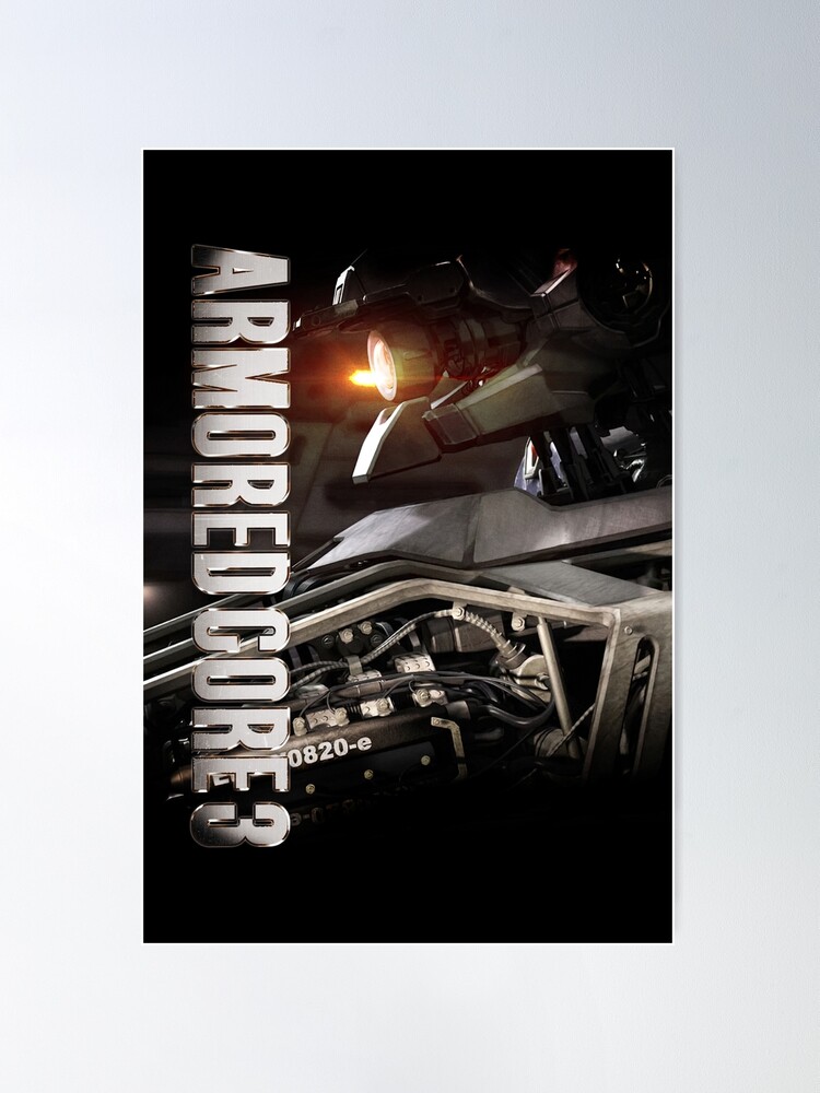 Armored Core 3 - Ps 2 - Cover Ver.2 Poster for Sale by Mecha-Art